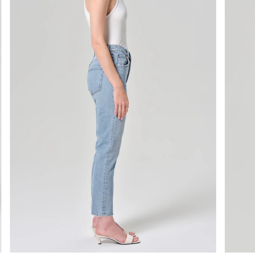 Agolde Women's Riley Crop Straight - Picture 5 of 9